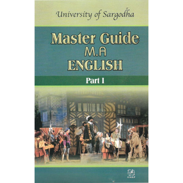 Book Cover of Master Guide MA English Part 1 for Sargodha University