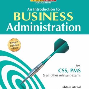 Buy An Introduction To Business Administration by Sibtain Afzaal JWT