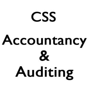 Accountancy and Auditing