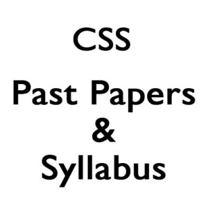 Past Papers & Syllabus