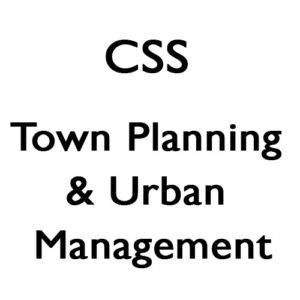 Town Planning & Urban Management