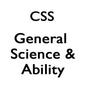 General Science and Ability