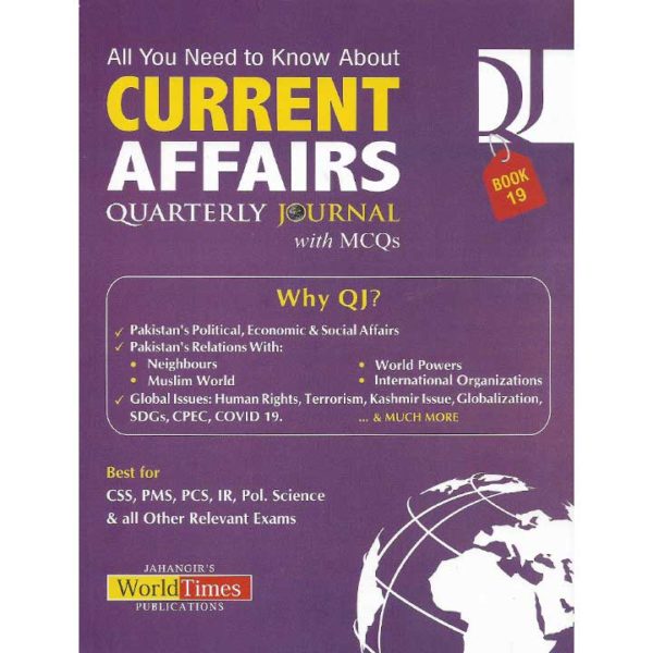 Book Cover of JWD Current Affairs Quarterly Journal Book 19