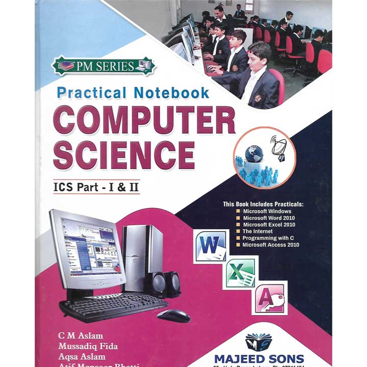 Practical Notebook Computer Science ICS Part 1 & 2 BookWorld.pk