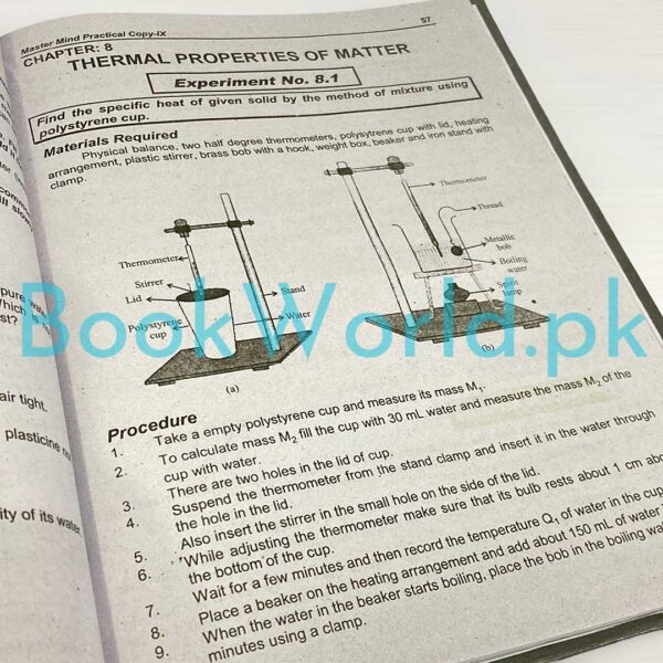 Physics Practical Notebook Hand Written Solved English Medium 9 & 10th - Image 5