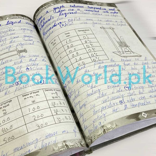 Physics Practical Notebook Hand Written Solved English Medium 9 & 10th - Image 7